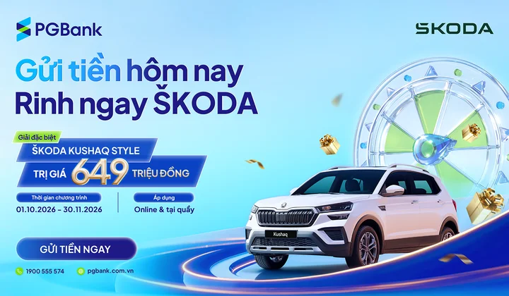 PGBank triển khai ưu đãi tiết kiệm, quay số trúng ô tô