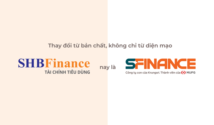 SHBFinance đổi tên thương hiệu thành SFinance