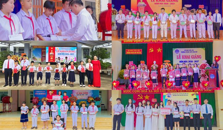 Agribank nối dài hành trình "Nâng bước em tới trường" nhân ngày khai giảng năm học mới