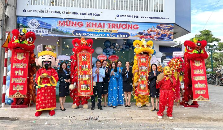 SAIGONBANK - Chi nhánh Bình Thuận thông báo thay đổi địa điểm Phòng giao dịch Bắc Bình