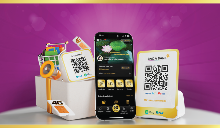BAC A BANK miễn phí thiết bị loa thông báo giao dịch cho hộ kinh doanh