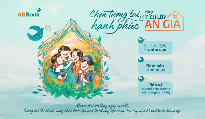 ABBank ra mắt giải pháp tích lũy kết hợp tiết kiệm, đầu tư và bảo hiểm sức khỏe