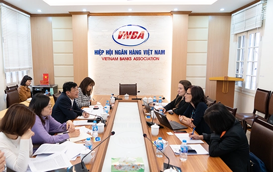 Tổng Thư ký Nguyễn Quốc Hùng tiếp, làm việc với Tổ chức tài chính quốc tế IFC