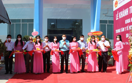 Agribank tài trợ 3,5 tỷ đồng công trình Khoa Hồi sức cấp cứu Trung tâm Y tế huyện Phú Tân