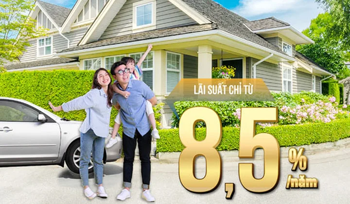 BAOVIET Bank cho cá nhân có tài sản bảo đảm vay ưu đãi lãi suất từ 8,5%