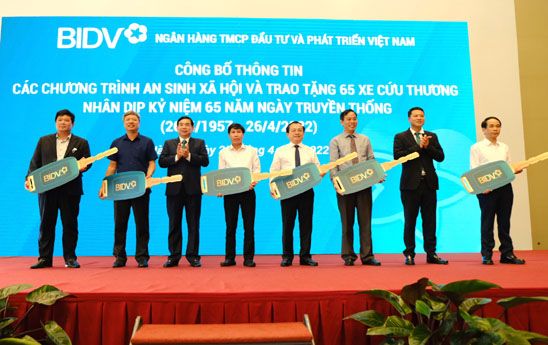 BIDV công bố các chương trình an sinh xã hội nhân dịp kỷ niệm 65 năm ngày thành lập