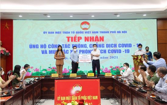 Eximbank chung tay ủng hộ Quỹ Vaccine phòng Covid-19