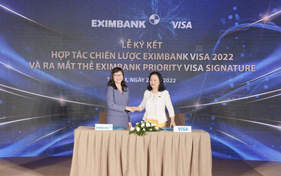 Eximbank hợp tác chiến lược cùng Visa và cho ra mắt dòng thẻ cao cấp