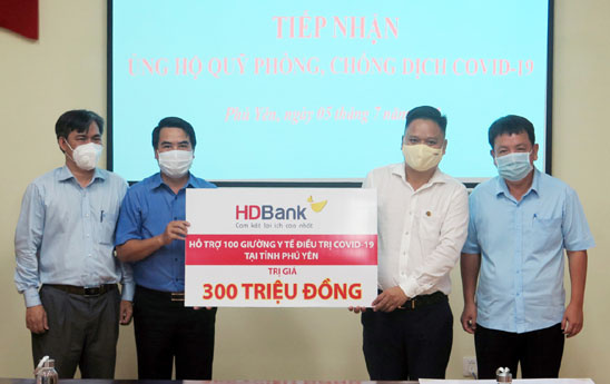 HDBank tặng 100 giường y tế cho tỉnh Phú Yên