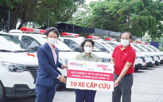 HDBank tiếp tục ủng hộ TP. Hồ Chí Minh phòng, chống dịch Covid-19
