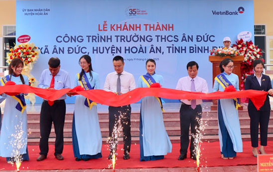 Khánh thành trường học do VietinBank tài trợ