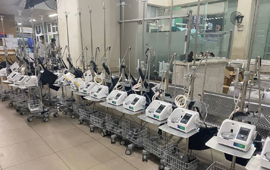 VPBank chi viện khẩn cấp thêm 1.000 máy thở oxy cho “tâm dịch” phía Nam