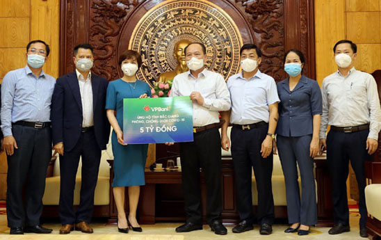VPBank tiếp tục ủng hộ 10 tỷ đồng phòng, chống dịch Covid-19