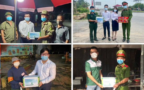 Vietcombank Kinh Bắc chung tay đẩy lùi dịch Covid-19