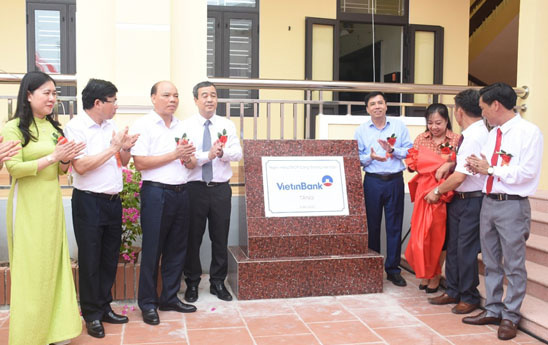 VietinBank tài trợ 5 tỷ đồng xây dựng trường học tại tỉnh Thái Bình