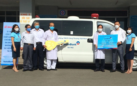 VietinBank tài trợ xe ô tô cứu thương chất lượng cao cho tỉnh Quảng Ngãi