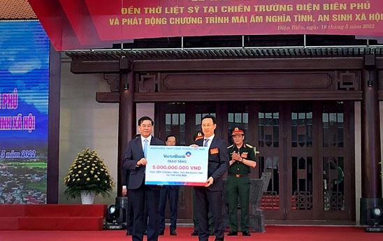 VietinBank tặng 5 tỷ đồng cho chương trình “Mái ấm nghĩa tình, an sinh xã hội” tại Điện Biên