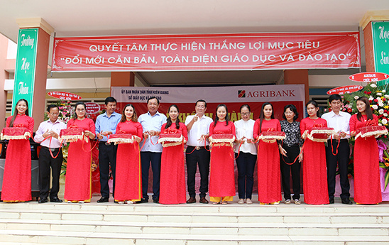 Khánh thành 2 trường học tại Kiên Giang do Agribank tài trợ