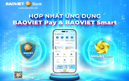 BAOVIET Smart hợp thành từ hai ứng dụng BaoVietPay và BAOVIET Smart