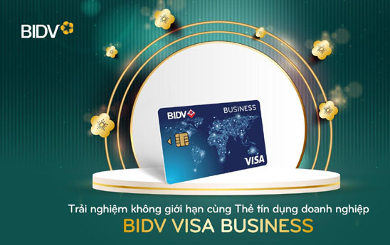 BIDV thay đổi biểu phí dịch vụ thẻ doanh nghiệp