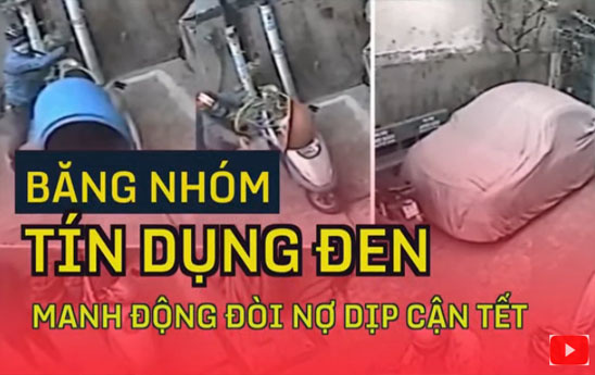 Băng nhóm 'tín dụng đen' manh động đòi nợ dịp cận Tết