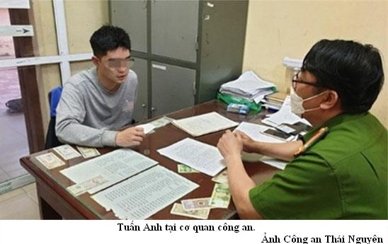 Bắt đối tượng mang xăng cướp ngân hàng ở Thái Nguyên