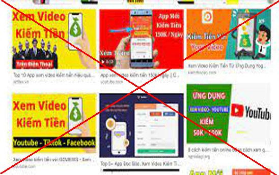 Cảnh báo hình thức lừa đảo xem video, đọc báo tin tức kiếm tiền qua mạng