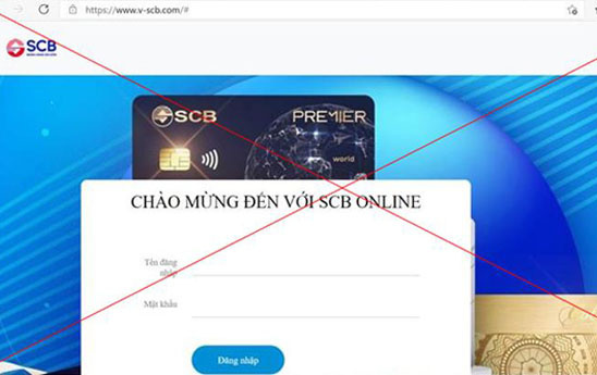 Cảnh báo mạo danh tin nhắn của SCB