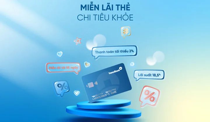 Chi tiêu thông thái, miễn lãi đến 55 ngày với thẻ tín dụng VietinBank