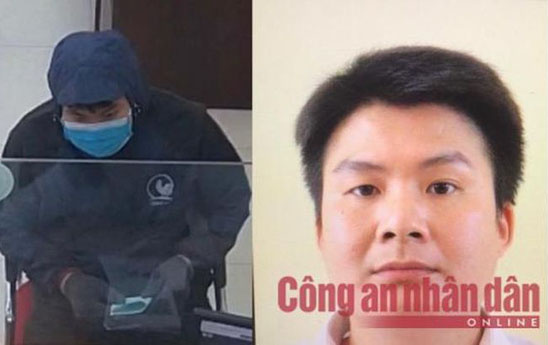 Đã bắt được đối tượng Phạm Đức Anh cướp ngân hàng ở TP Sông Công