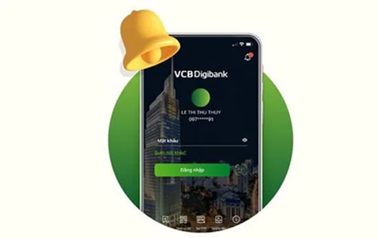 Điều chỉnh quy định kích hoạt lại ứng dụng VCB Digibank trên thiết bị mới