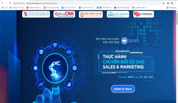 Hội thảo trực tuyến “Thực hành chuyển đổi số cho Sales và Marketing”