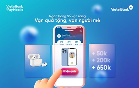 Khách hàng của VietinBank Cần Thơ trúng thưởng iPhone 13 Promax 256GB
