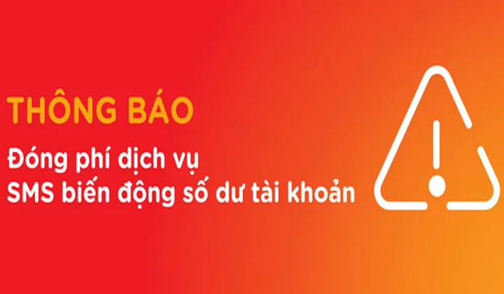 MSB thông báo đóng phí dịch vụ SMS tháng 3, 4, 5 năm 2022