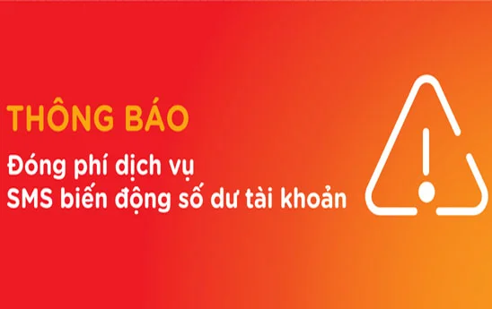 MSB thông báo đóng phí dịch vụ SMS tháng 3, 4, 5 năm 2022