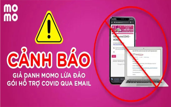 MoMo khuyến cáo “chương trình Hỗ trợ mùa dịch - Cùng nhau vượt qua Covid” là lừa đảo