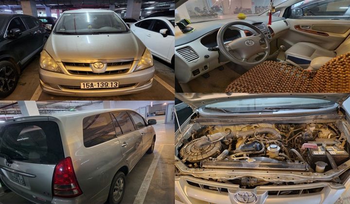 NCB thanh lý xe ô tô INNOVA - BKS 15A-139.13 của chi nhánh Thái Bình