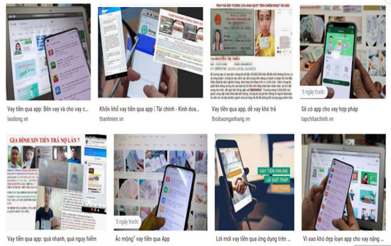 Người dân cần cảnh giác với các “App” vay tiền trên mạng