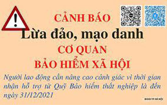 Người lao động cảnh giác khi nhận được các tin nhắn lừa đảo về nhận trợ cấp COVID-19