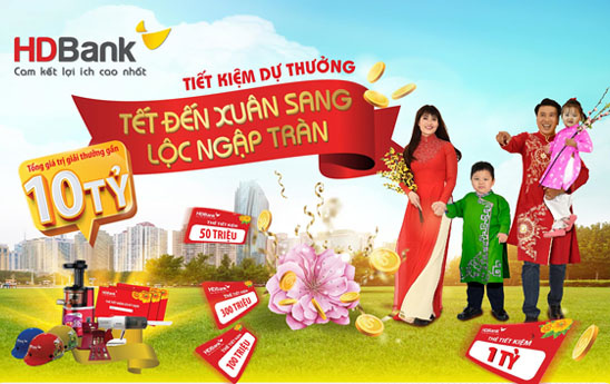 Nữ khách hàng gửi tiết kiệm tại HDBank trúng giải thưởng 1 tỷ đồng