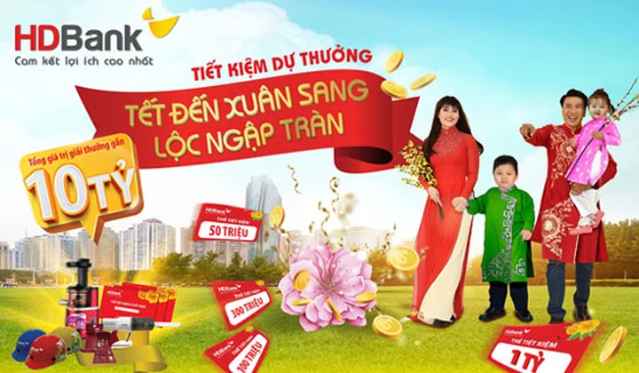 Nữ khách hàng gửi tiết kiệm tại HDBank trúng giải thưởng 1 tỷ đồng
