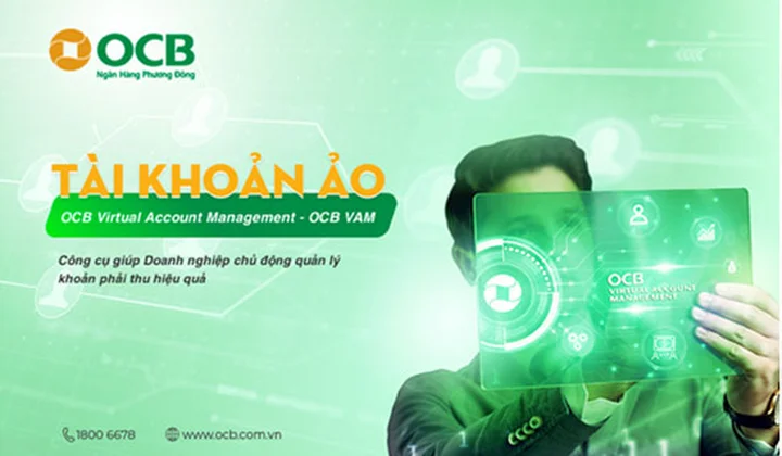 OCB cung cấp dịch vụ tài khoản định danh giúp doanh nghiệp nâng cao hiệu quả quản lý dòng tiền
