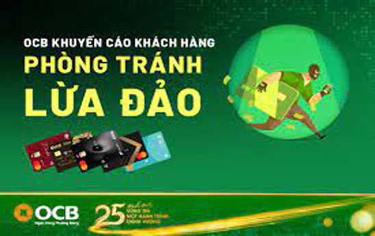 OCB khuyến cáo khách hàng cẩn trọng tránh lừa đảo