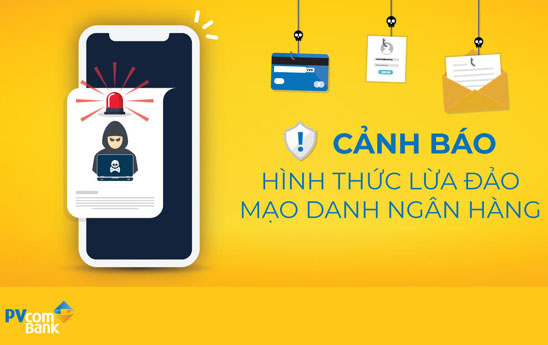 PVcomBank cảnh báo thủ đoạn mạo danh tin nhắn của ngân hàng để lừa đảo