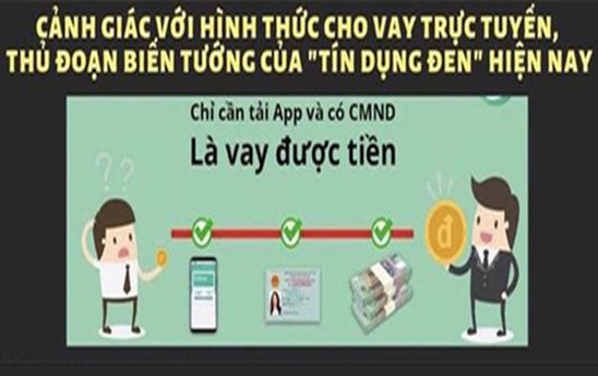 Phí dịch vụ - chiêu trò để che giấu lãi suất “cắt cổ” của các app “đen”