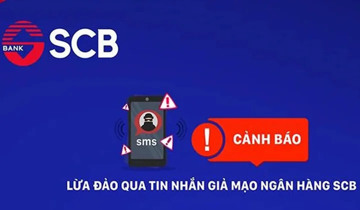 SCB cảnh báo lừa đảo qua tin nhắn giả mạo