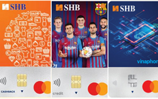 SHB điều chỉnh phí thường niên thẻ tín dụng quốc tế
