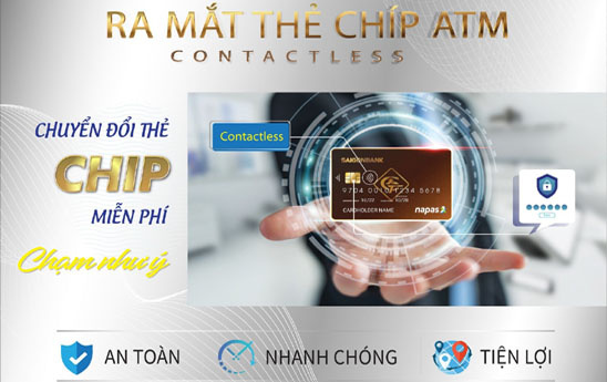 Saigonbank thông báo về việc chuyển đổi thẻ chip ghi nợ nội địa