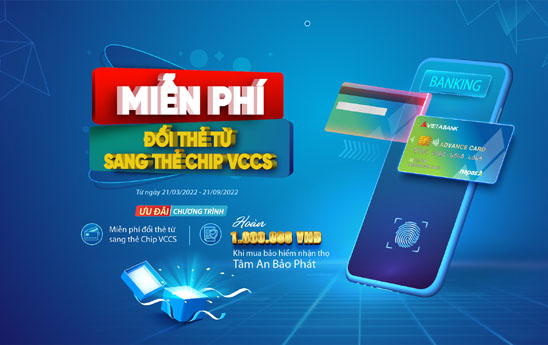 VietABank miễn phí chuyển đổi thẻ