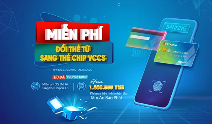 VietABank miễn phí chuyển đổi thẻ